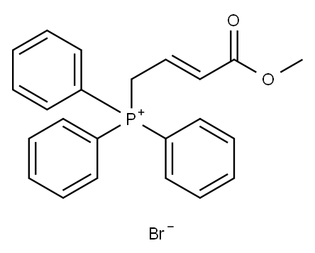 PhosphoniuM,[(2E)-4-Methoxy-4-oxo-2-buten-1-yl]triphenyl-, broMide(1:1) Structure