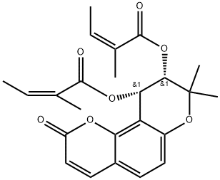 (+/-)-Praeruptorin  B Structure