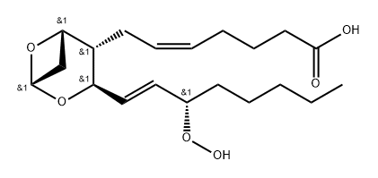 15-hydroperoxythromboxane A2 结构式