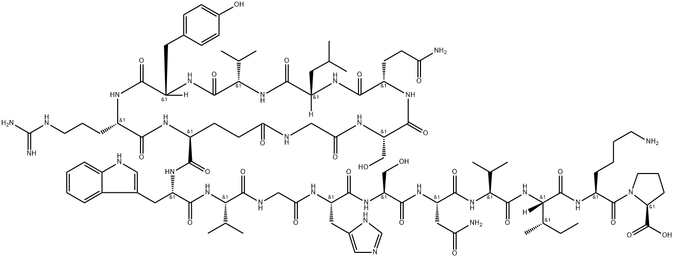 LARIATIN A, 732286-09-8, 结构式