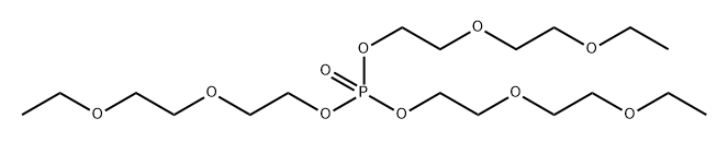 リン酸トリスエトキシジグリコール 化学構造式