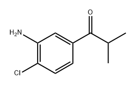 间氨基苯异丁酮, 73420-46-9, 结构式