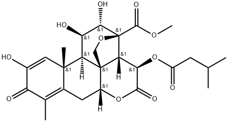 Dehydrobruceine A Struktur