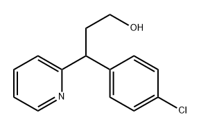 氯苯那敏杂质 结构式