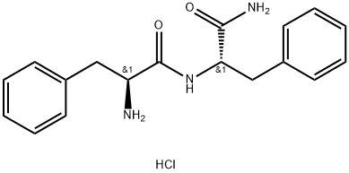 (S)-2-氨基-N - ((S)-1-氨基-1-氧代-3-苯基丙烷-2-基)-3-苯基丙酰胺盐酸盐, 73504-61-7, 结构式