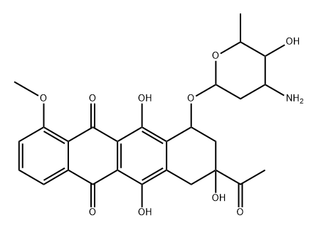 daunorubicin semiquinone radicals Structure