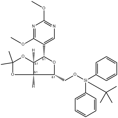 N-甲基伪尿苷中间体, 736993-15-0, 结构式