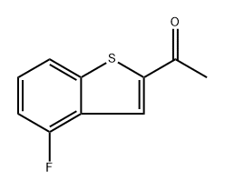 1-(4-fluoro-1-benzothiophen-2-yl)ethan-1-one Struktur