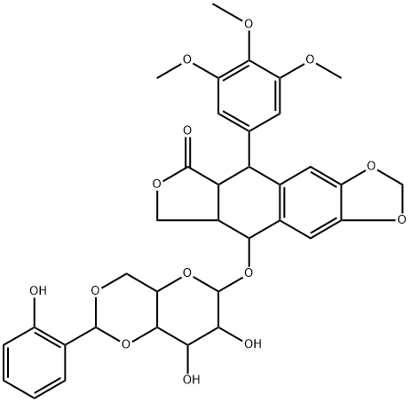(5R,5aα)-5α,8,8aβ,9α-Tetrahydro-9β-[[4-O,6-O-(o-hydroxybenzylidene)-β-D-glucopyranosyl]oxy]-5β-(3,4,5-trimethoxyphenyl)furo[3',4':6,7]naphtho[2,3-d]-1,3-dioxol-6(5aH)-one|