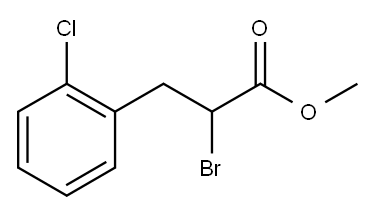 2-溴-3-(2-氯苯基)丙酸甲酯, 74124-85-9, 结构式