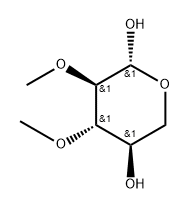 Xylopyranose, 2,3-di-O-methyl-, .beta.-D- Structure