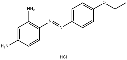 4-(4-Ethoxyphenylazo)-m-phenylenediaminemixture of mono and dihydrochloride Struktur