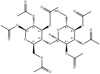 β-Maltose Heptaacetate Structure