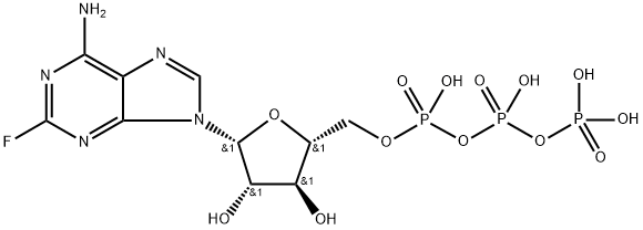 2-fluoro-araATP, 74832-57-8, 结构式