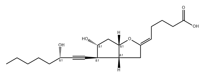 13,14-dehydroprostaglandin I2 Struktur