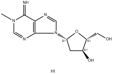 2'-DEOXY-1-METHYL-ADENOSINE HYDRIODIDE Structure