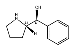 2-Pyrrolidinemethanol, α-phenyl-, (αS,2S)- Structure