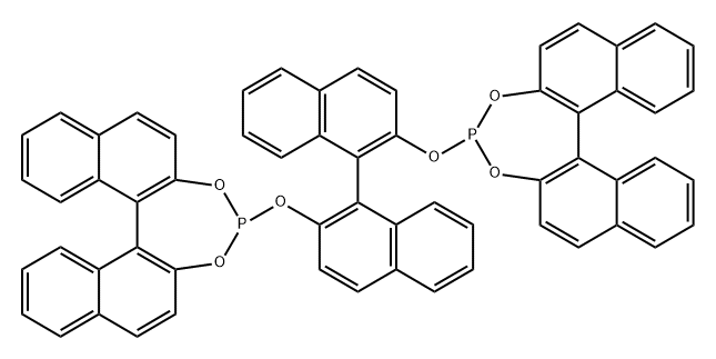 (11BS,11′BS)-4,4′-[(1R)-[1,1′-联萘]-2,2′-二基双(氧基)]双[二萘酚[2,1-D:1′,2′-F][1,3,2]二氧磷,752210-44-9,结构式