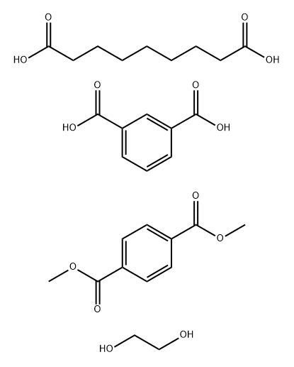 1,3-Benzenedicarboxylic acid, polymer with dimethyl 1,4-benzenedicarboxylate, 1,2-ethanediol and nonanedioic acid Structure