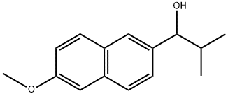 1-(6-methoxynaphthalen-2-yl)-2-methylpropan-1-ol Struktur