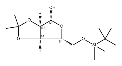 5-O-<(1,1-디메틸에틸)디메틸실릴>-2,3-O-(1-메틸에틸리덴)-β-D-리보푸라노스