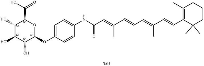 Fenretinide Glucuronide MonosodiuM Salt 结构式