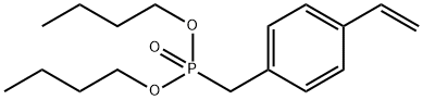 (4-ethenylphenyl)methyl] phosphonic acid?dibutyl ester Struktur