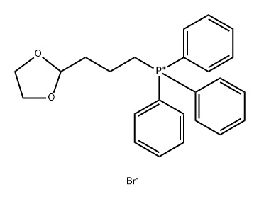 3-(1,3-dioxolan-2-yl)propyl-triphenylphosphanium bromide 结构式