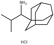 1-(adamantan-1-yl)-2-methylpropan-1-amine hydrochloride Structure