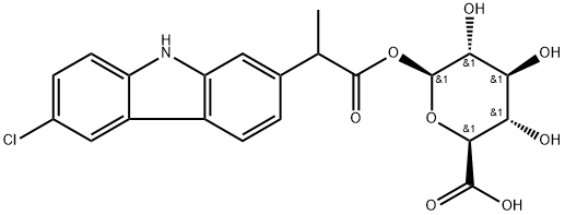 Carprofenacyl-glucuronide Struktur