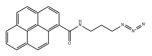 N-(3-azidopropyl)pyrene-1-carboxamide,766536-70-3,结构式