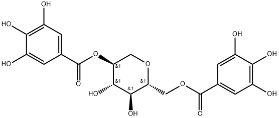 茶条槭素 A, 76746-56-0, 结构式