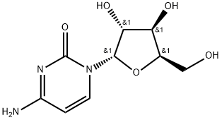 2(1H)-Pyrimidinone, 4-amino-1-α-D-xylofuranosyl- Structure