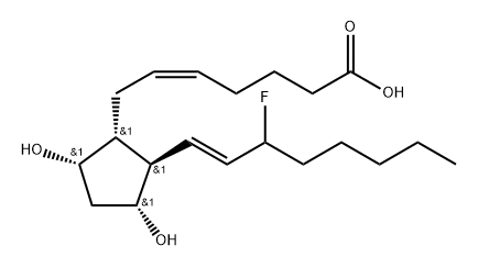 15-fluoro-15-deoxyprostaglandin F2alpha Structure