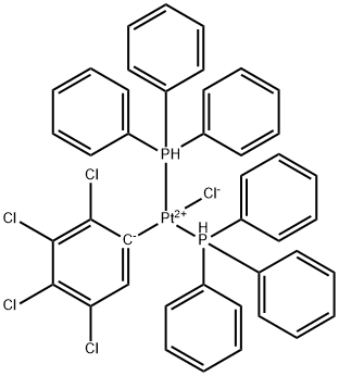 77321-85-8 Platinum, chloro(2,3,4,5-tetrachlorophenyl)bis(triphenylphosphine)-, (SP-4-3)-