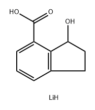 1H-Indene-4-carboxylic acid, 2,3-dihydro-3-hydroxy-, lithium salt (1:2)