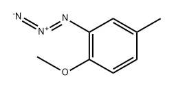 2-azido-1-methoxy-4-methylbenzene 化学構造式