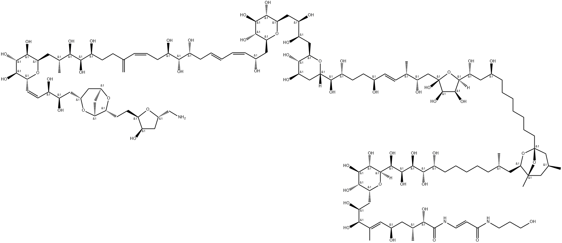 PALYTOXIN Structure