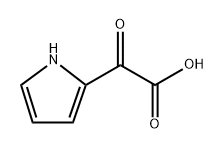 2-氧代-2-(2-吡咯基)乙酸 结构式
