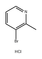3-Bromo-2-methyl-pyridine hydrochloride 结构式