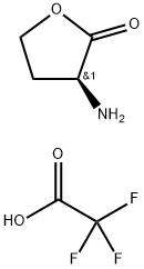2(3H)-Furanone, 3-aminodihydro-, (3S)-, 2,2,2-trifluoroacetate (1:1) 化学構造式