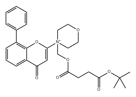 778642-88-9 (Morpholinium,4-[[4-(1,1-dimethylethoxy)-1,4-dioxobutoxy]methyl]-4-(4-oxo-8-phenyl-4H-1-benzopyran-2-yl)- )