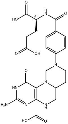 5,11-methenyltetrahydrohomofolate 化学構造式