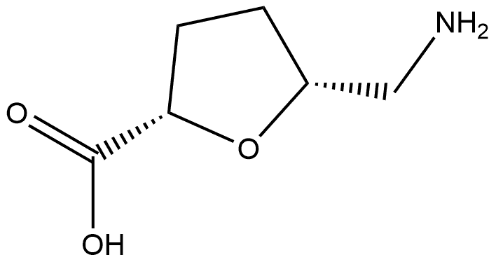 L-?erythro-?Hexonic acid, 6-?amino-?2,?5-?anhydro-?3,?4,?6-?trideoxy- Structure