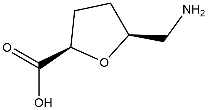 D-?erythro-?Hexonic acid, 6-?amino-?2,?5-?anhydro-?3,?4,?6-?trideoxy- Struktur