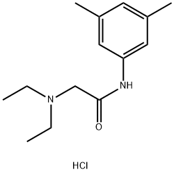 Acetamide, 2-(diethylamino)-N-(3,5-dimethylphenyl)-, hydrochloride (1:1) Structure