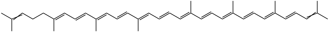 ψ,ψ-Carotene, 3,4-didehydro-, (3E)- Structure