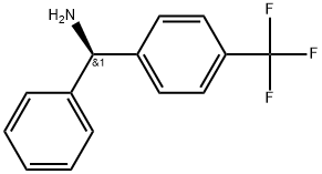 Benzenemethanamine, α-phenyl-4-(trifluoromethyl)-, (αR)- Structure
