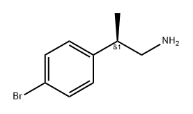Benzeneethanamine, 4-bromo-β-methyl-, (βR)- Structure