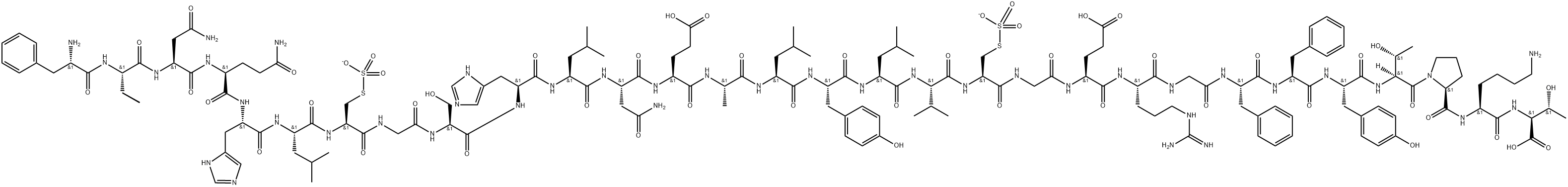 insulin, Asn(B12)- Struktur